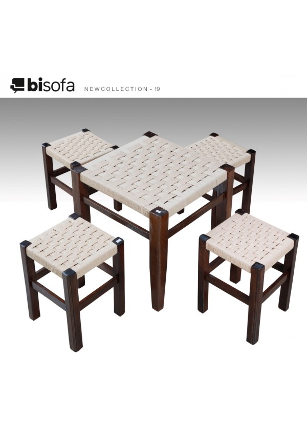 Hasırlı Piknik Masa Takımı