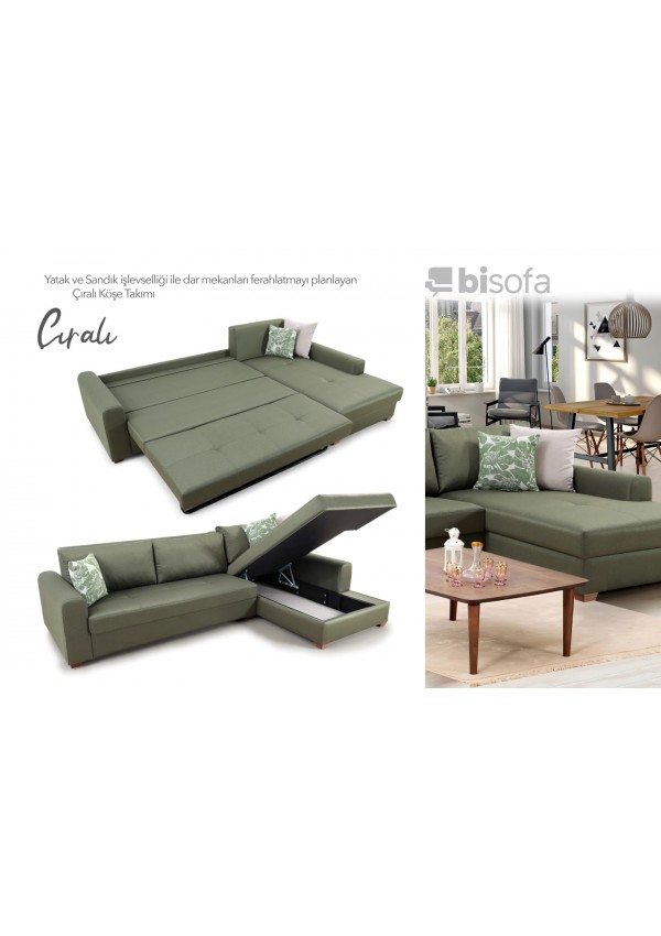 Çıralı Yataklı Köşe Takımı